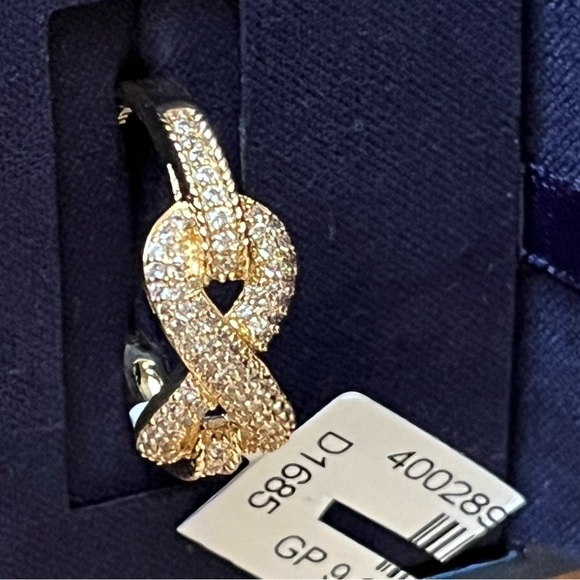 Ladies CZ Bow/Figure Eight Ring Size 9 NEW - Picture 5 of 8